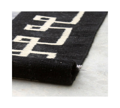 Tappeto Kilim moderno in lana multicolore 200x150cm