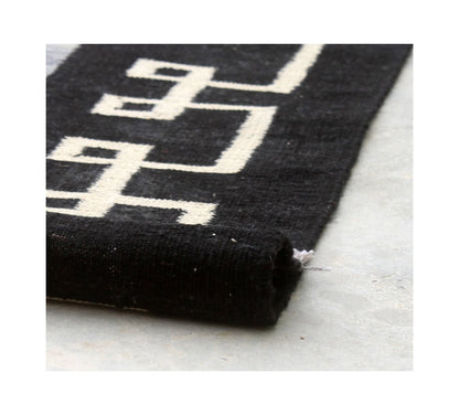 Tappeto Kilim moderno in lana multicolore 200x150cm