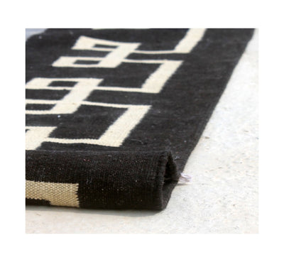 Tappeto Kilim moderno in lana multicolore 251x182cm - CarpetLiving