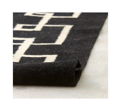 Tappeto Kilim moderno in lana multicolore 251x175cm - CarpetLiving