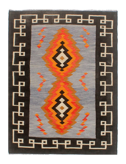 Modern wool Kilim carpet multi 250x180cm