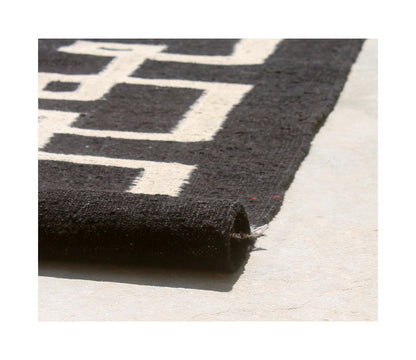 Modern wool Kilim carpet multi 241x186cm