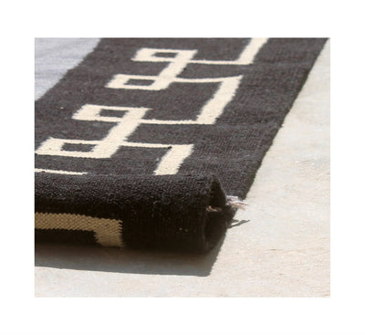 Tappeto Kilim moderno in lana multicolore 206x154cm - CarpetLiving