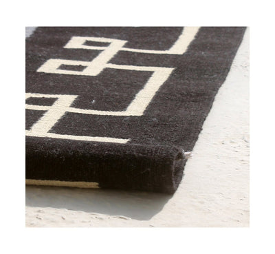 Tappeto Kilim moderno in lana multicolore 206x150cm - CarpetLiving