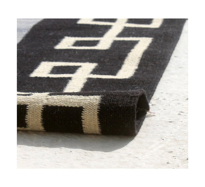 Tappeto Kilim moderno in lana multicolore 230x183cm - CarpetLiving