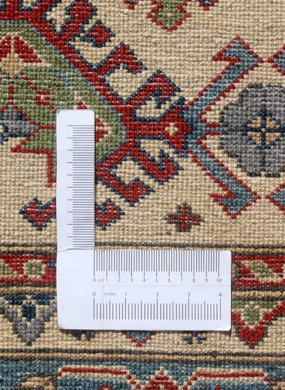 Classic Kazak carpet, Red, handmade, 192x145cm