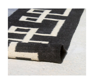 Tappeto Kilim moderno in lana multicolore 249x182cm - CarpetLiving