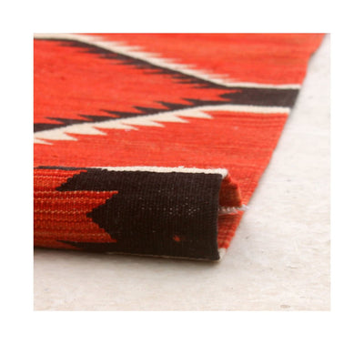 Tappeto Kilim moderno in lana multicolore 178x123cm - CarpetLiving