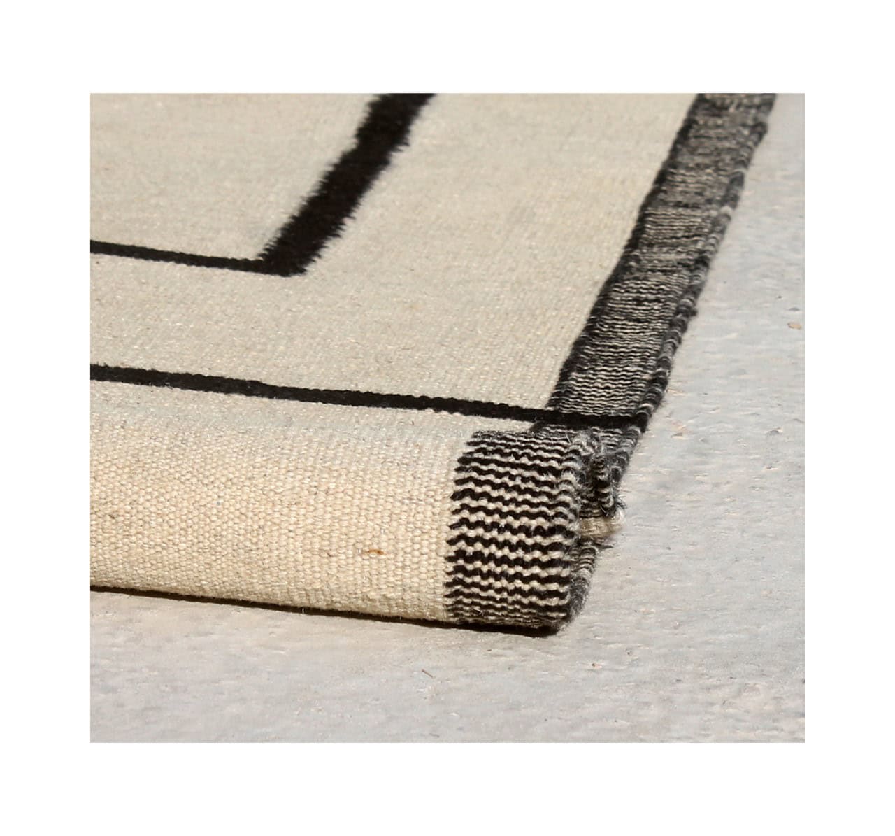 Modern wool Kilim carpet multi 351x255cm