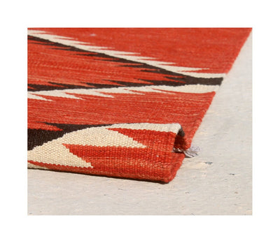 Tappeto Kilim moderno in lana multicolore 247x172cm - CarpetLiving
