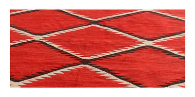 Tappeto Kilim moderno in lana multicolore 256x174cm - CarpetLiving