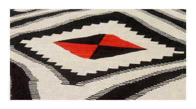Tappeto Kilim moderno in lana multicolore 189x118cm - CarpetLiving
