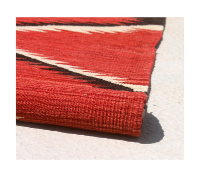 Tappeto Kilim moderno in lana multicolore 200x153cm - CarpetLiving