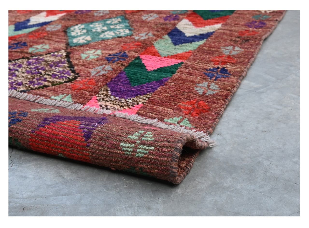 Taimany - Multicolor Tribal Wool Rug - Hand-Knotted 114x74cm