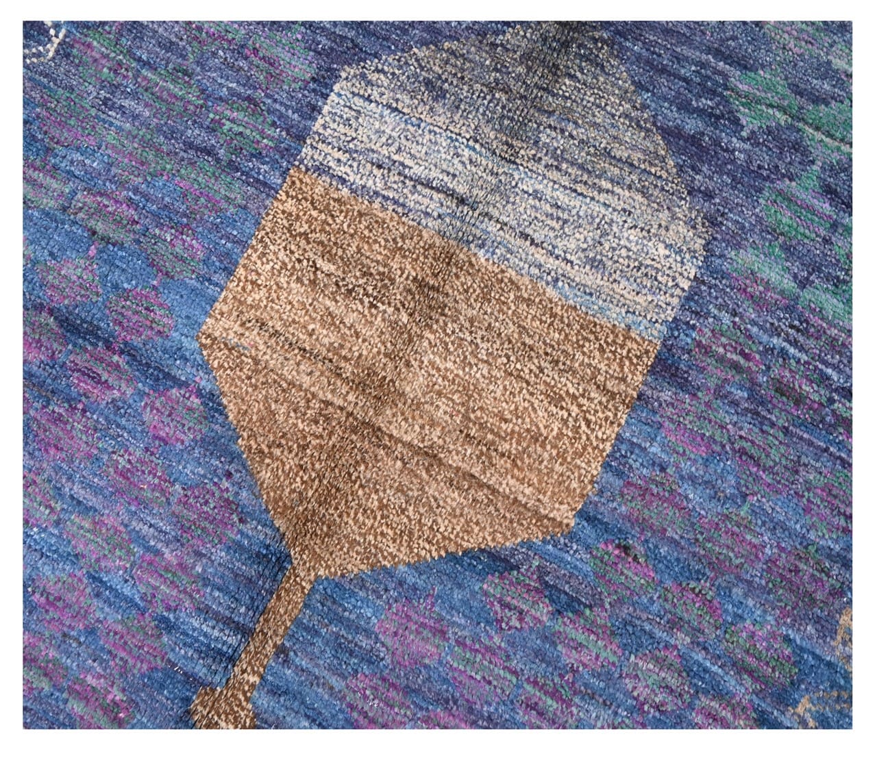 Taimany - Multicolor Tribal Wool Rug - Hand-Knotted 181x103cm