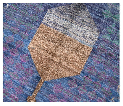 Taimany - Multicolor Tribal Wool Rug - Hand-Knotted 181x103cm