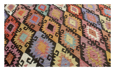 Tappeto Kilim Afghano in lana, fatto a mano 599x422 cm