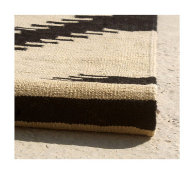 Tappeto Kilim moderno in lana multicolore 203x152cm - CarpetLiving