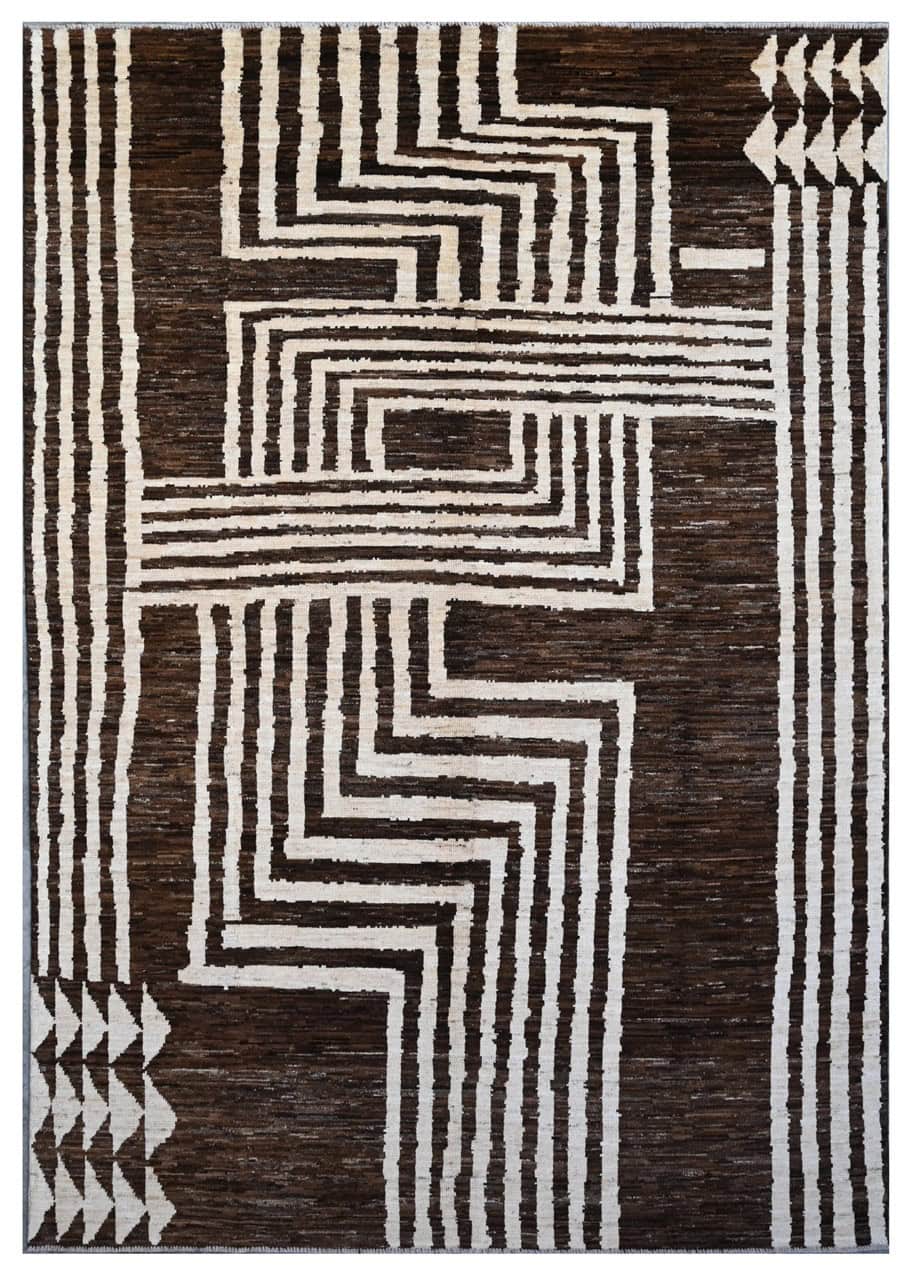 Taimany - Multicolor Tribal Wool Rug - Hand-Knotted 293x201cm