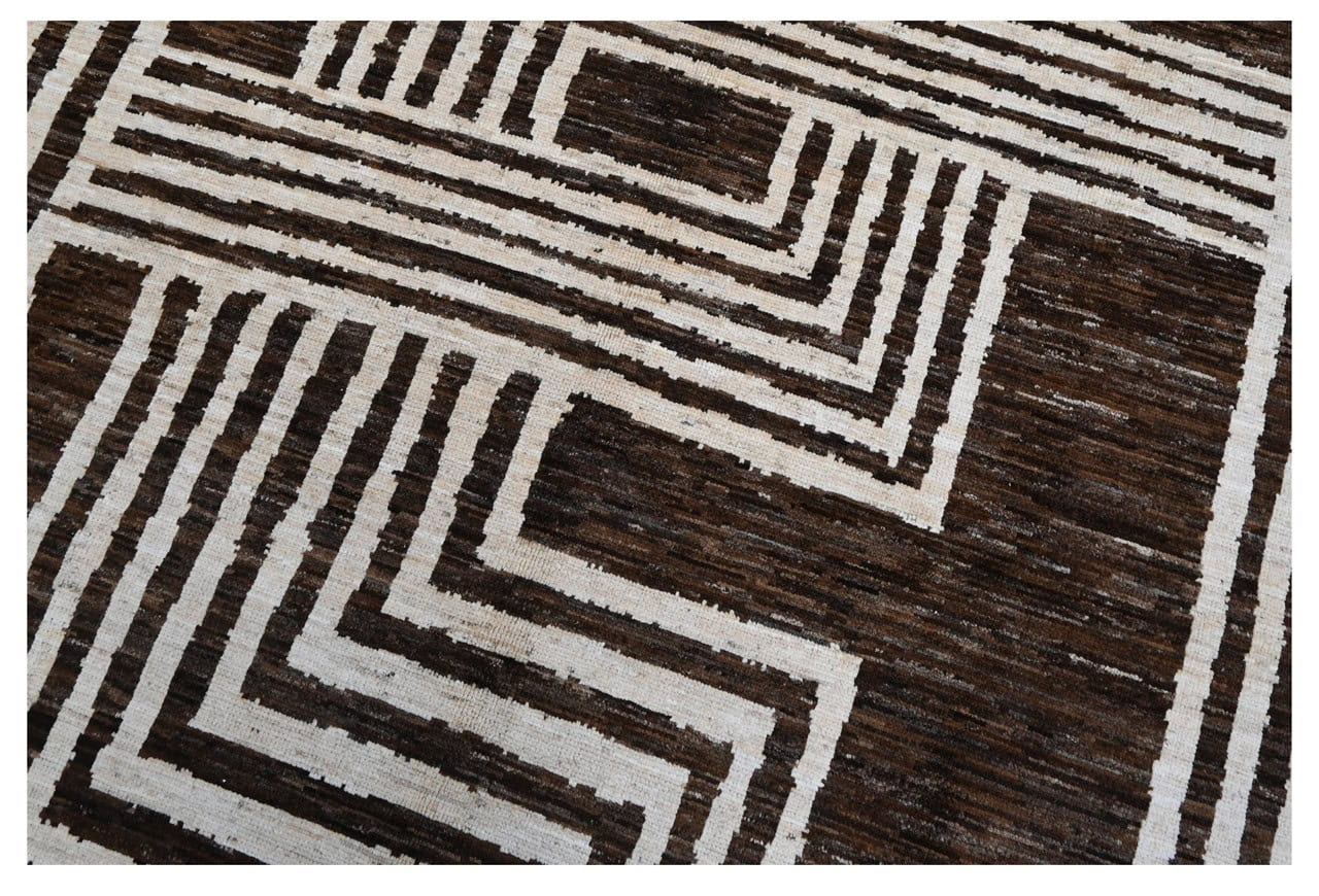 Taimany - Multicolor Tribal Wool Rug - Hand-Knotted 293x201cm