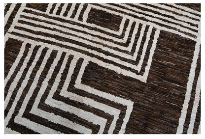 Taimany - Multicolor Tribal Wool Rug - Hand-Knotted 293x201cm
