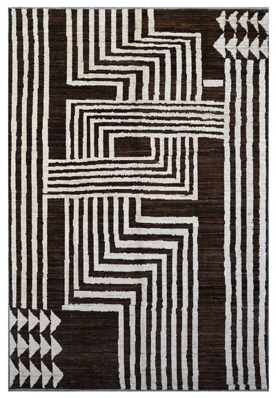 Taimany - Tappeto Tribale in Lana Multicolore - Fatto a Mano 297x200cm - CarpetLiving