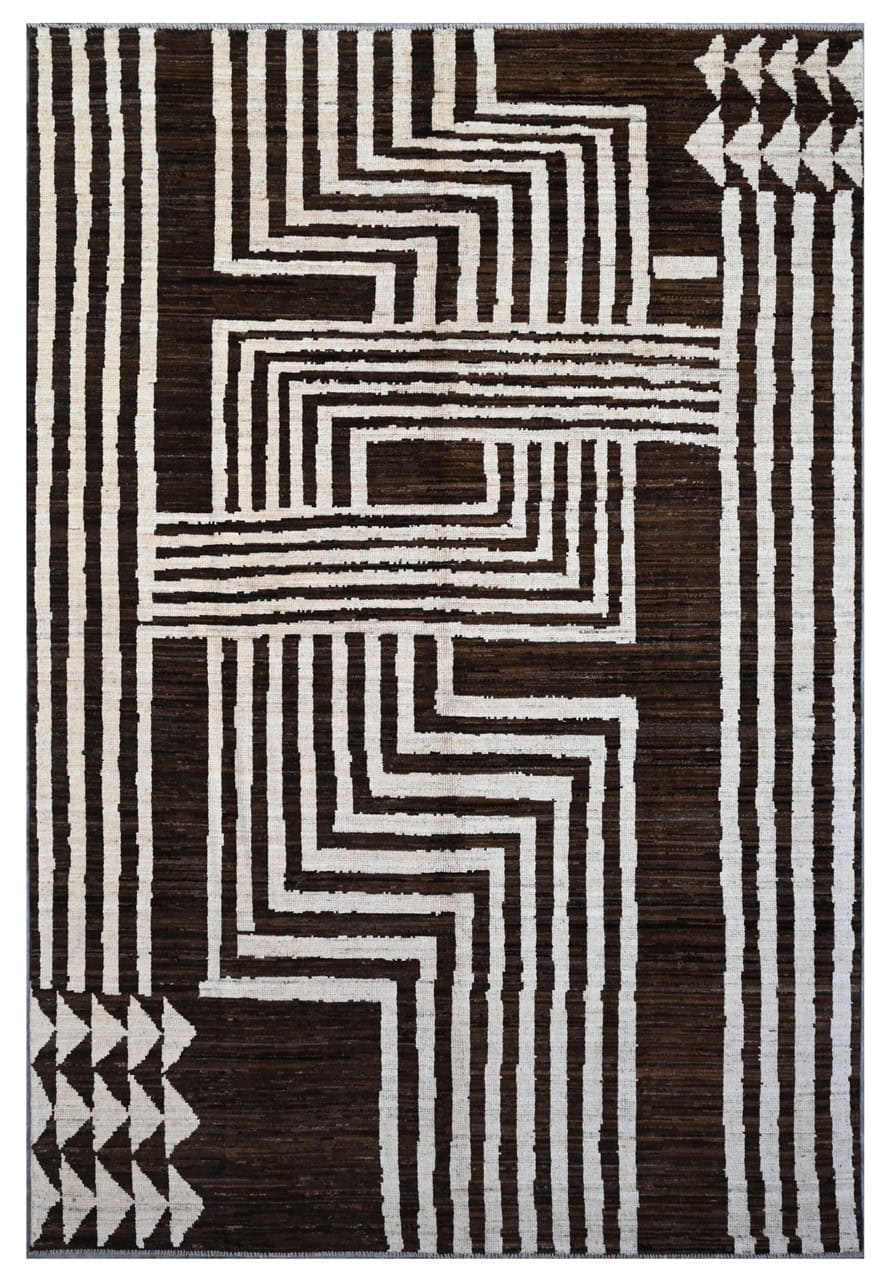 Taimany - Multicolor Tribal Wool Rug - Hand-Knotted 297x200cm