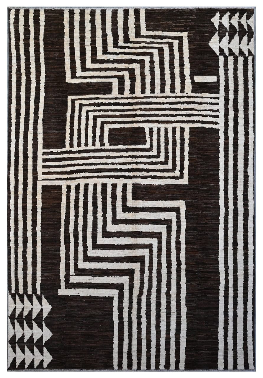 Taimany - Multicolor Tribal Wool Rug - Hand-Knotted 295x198cm