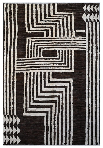Taimany - Tappeto Tribale in Lana Multicolore - Fatto a Mano 295x198cm - CarpetLiving