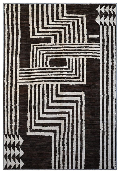 Taimany - Multicolor Tribal Wool Rug - Hand-Knotted 295x198cm