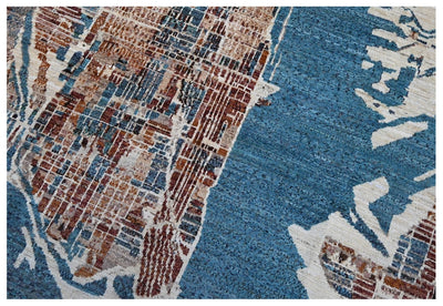 Taimany - Tappeto Tribale in Lana Multicolore - Fatto a Mano 247x200cm - CarpetLiving