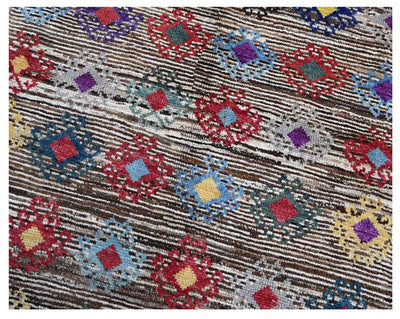 Taimany - Tappeto Tribale in Lana Multicolore - Fatto a Mano 172x112cm - CarpetLiving