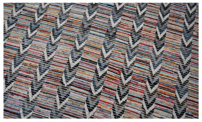 Tappeto design moderno multicolore stile berbero, fatto a mano 458x386cm - CarpetLiving