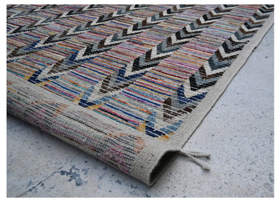 Tappeto design moderno multicolore stile berbero, fatto a mano 458x386cm - CarpetLiving
