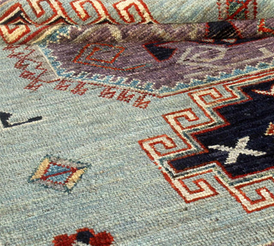 Tappeto Kazak Classico, Multicolore, fatto a mano, 236x170cm - CarpetLiving