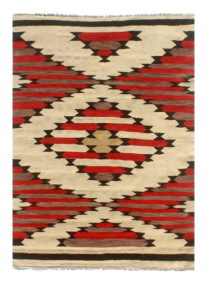 Modern wool Kilim carpet multi 198x145cm