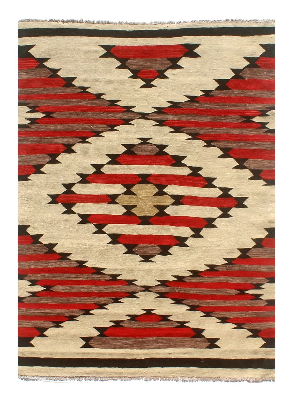 Modern wool Kilim carpet multi 198x145cm