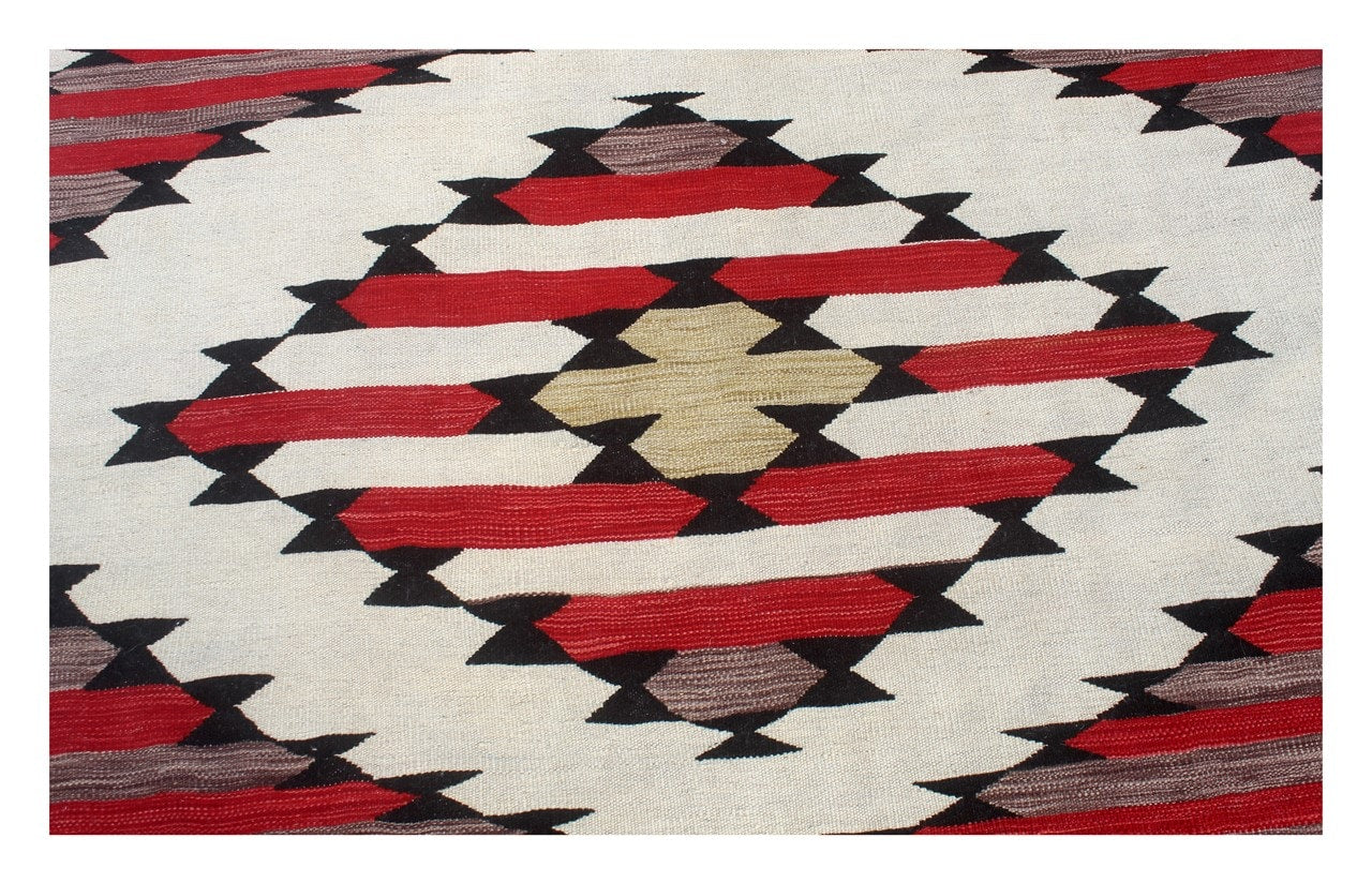 Modern wool Kilim carpet multi 198x145cm