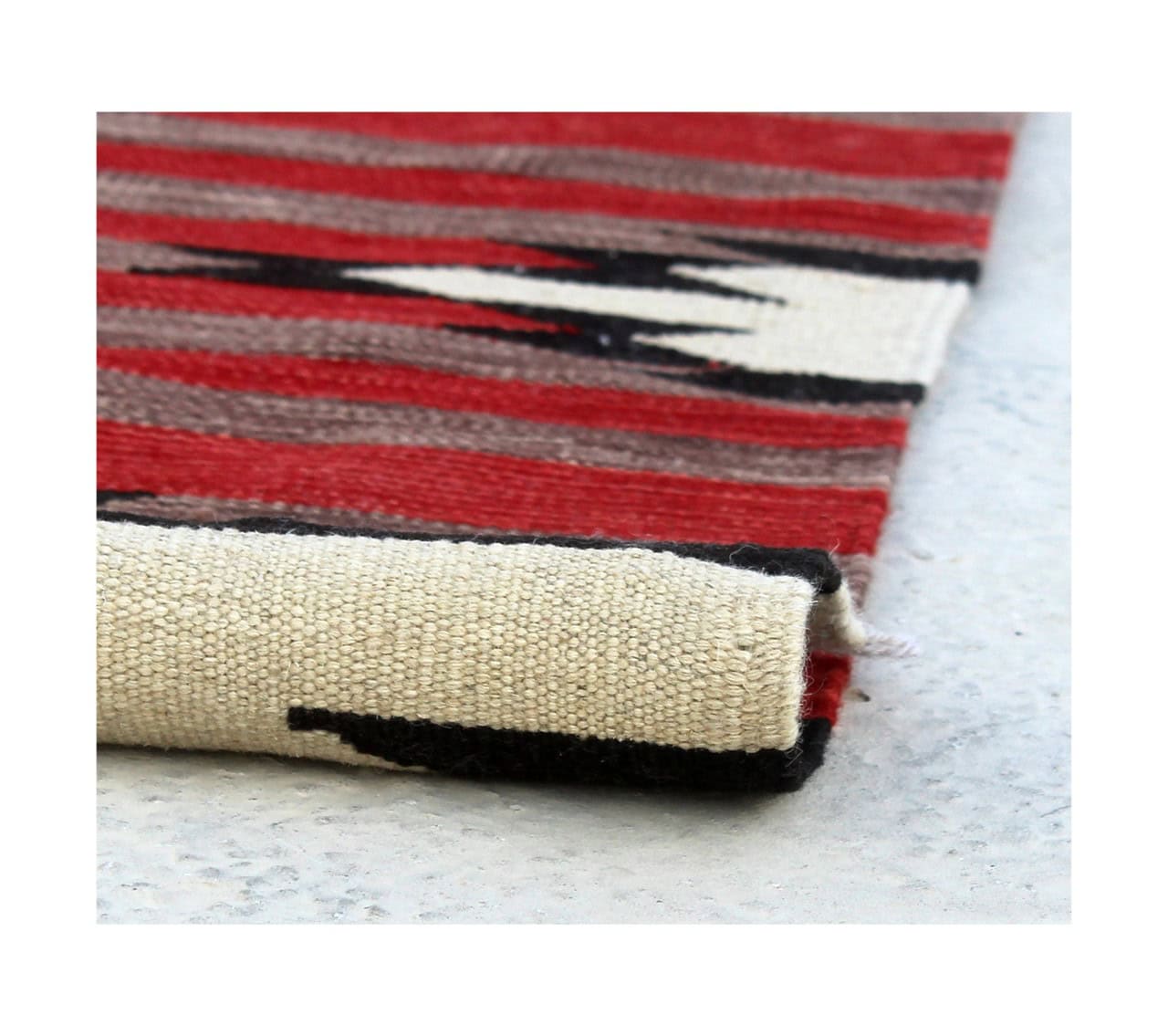 Modern wool Kilim carpet multi 198x145cm