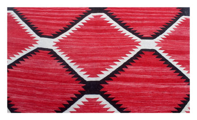 Tappeto Kilim moderno in lana multicolore 197x150cm - CarpetLiving