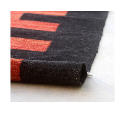 Tappeto Kilim moderno in lana multicolore 300x258cm - CarpetLiving