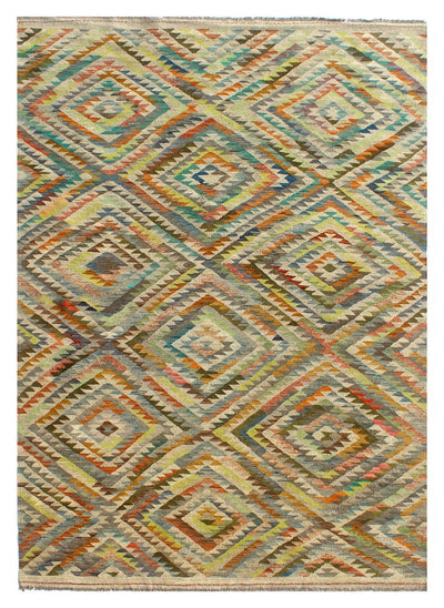 Kaudani Afghan Kilim 306x249 cm, Hand-Woven Wool