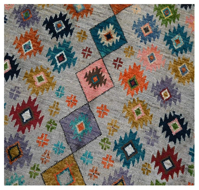 Taimany - Tappeto Tribale in Lana Multicolore - Fatto a Mano 176x114cm - CarpetLiving