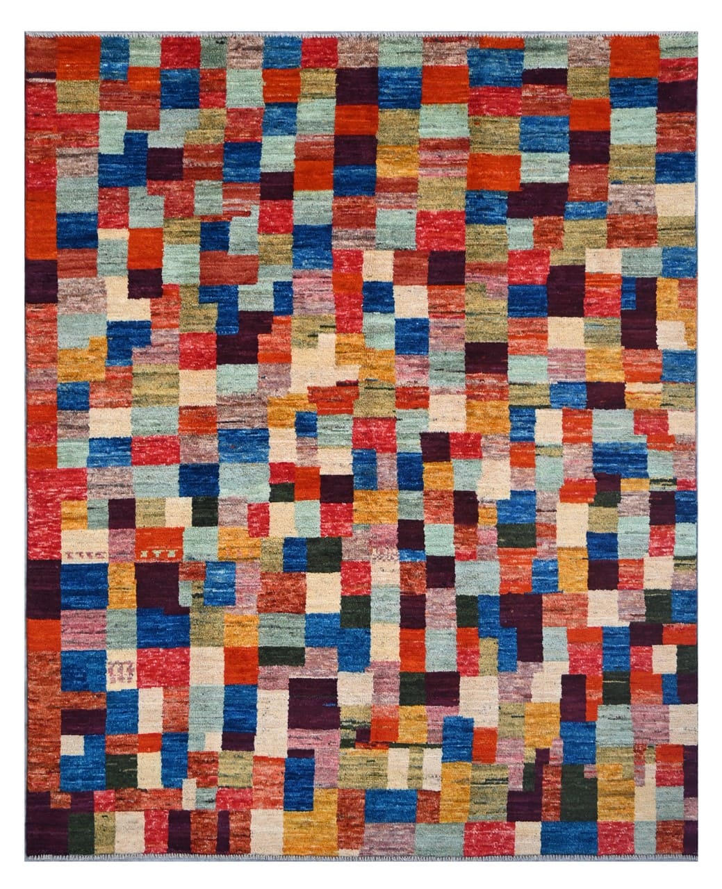 Taimany - Multicolor Tribal Wool Rug - Hand-Knotted 245x185cm