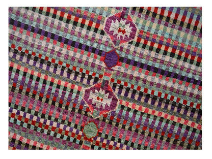 Taimany - Multicolor Tribal Wool Rug - Hand-Knotted 172x116cm