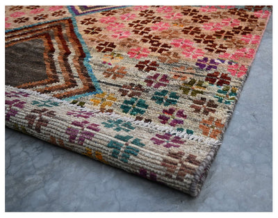 Taimany - Tappeto Tribale in Lana Multicolore - Fatto a Mano 188x114cm - CarpetLiving