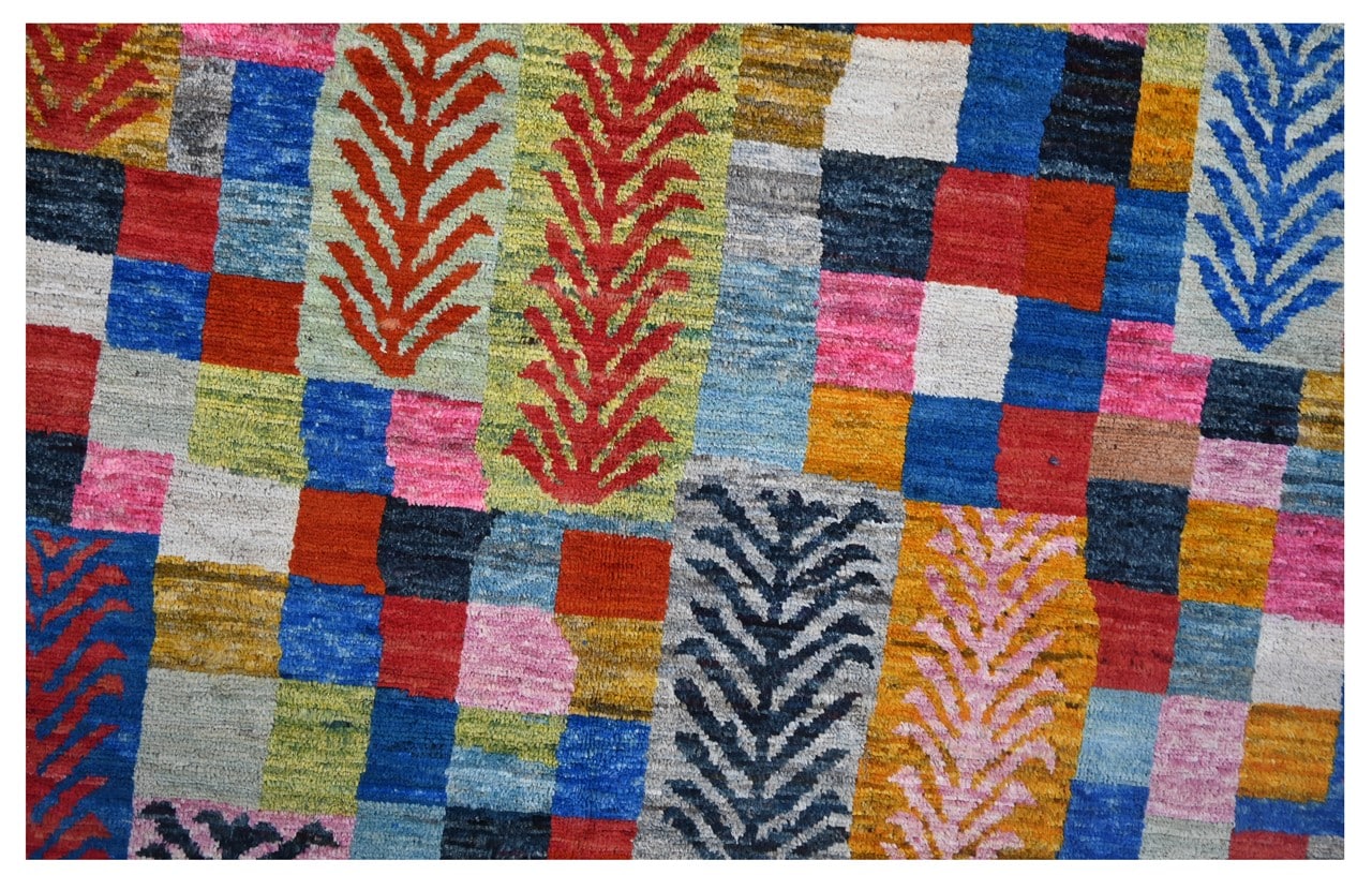 Taimany - Multicolor Tribal Wool Rug - Hand-Knotted 295x211cm