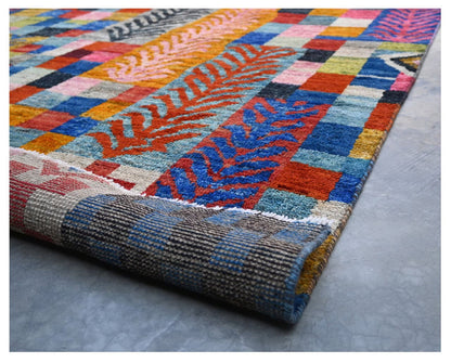 Taimany - Multicolor Tribal Wool Rug - Hand-Knotted 295x211cm