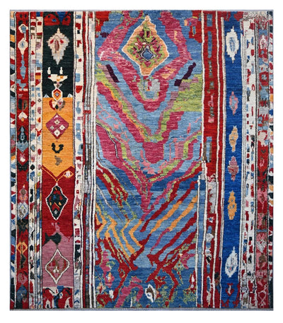 Taimany - Tappeto Tribale in Lana Multicolore - Fatto a Mano 295x251cm - CarpetLiving