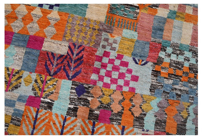 Taimany - Multicolor Tribal Wool Rug - Hand-Knotted 250x188cm